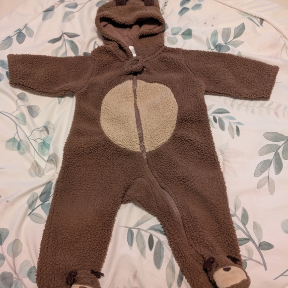 Baby Christmas outfits bundle 3-6 months reindeer moose onesie Santa shirts - Picture 2 of 9